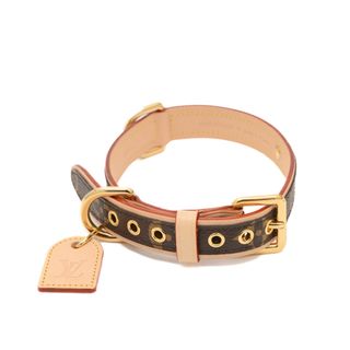 ルイヴィトン(LOUIS VUITTON)のルイ･ヴィトン モノグラム ドッグ カラー MM 首輪 M82100(犬)