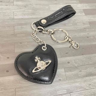 ヴィヴィアンウエストウッド(Vivienne Westwood)のヴィヴィアン ハートキーリング キーホルダー ブラック(キーホルダー)
