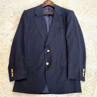 エルメス　HERMES 金ボタン　テーラードジャケット カシミヤ　紺ブレ