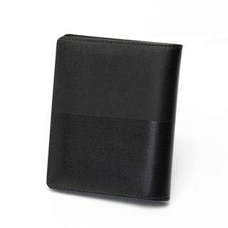 エルメス(HERMES)のエルメス / HERMES　マンハッタン カードケース / 二つ折り 財布　ヴォーソンブレロ/タデラクト レザー　ブラック 【中古】 商品番号 S-158077(折り財布)