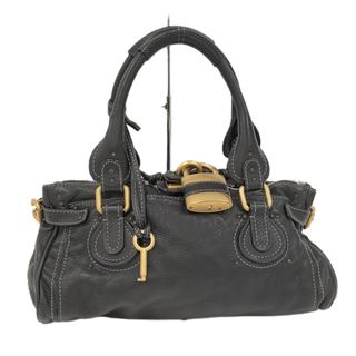 クロエ(Chloe)のChloe パディントン ハンドバッグ レザー ブラック 7ESA02(ハンドバッグ)