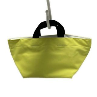 エルベシャプリエ(Herve Chapelier)のHerve Chapelier(エルベシャプリエ) ハンドバッグ美品  ナイロン舟型トートS イエロー×ダークイエロー×黒 Nライン(ハンドバッグ)