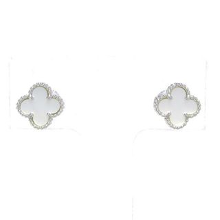 ヴァンクリーフアンドアーペル(Van Cleef & Arpels)のVanCleef & Arpels(ヴァンクリーフ&アーペル) ピアス美品  スウィートアルハンブラ VCARG12000 K18WG×マザーオブパール(ピアス)