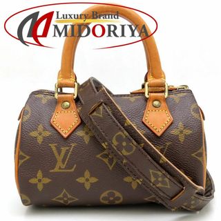ルイヴィトン(LOUIS VUITTON)のLOUIS VUITTON ルイヴィトン モノグラム ミニスピーディ M41534 ショルダーバッグ 2Way ブラウン/352497【中古】(ショルダーバッグ)
