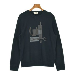 エルメス(HERMES)のHERMES エルメス スウェット M 紺 【古着】【中古】【送料無料】 【古着】【中古】(スウェット)