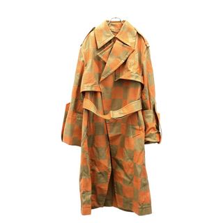 ルイヴィトン(LOUIS VUITTON)のルイ・ヴィトン LOUIS VUITTON コート 衣料品 アウター ナイロン メンズ オレンジ系 【中古】(その他)