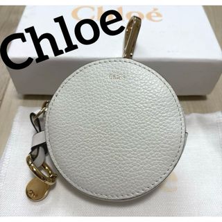 Chloe - Chloe クロエ  円形 丸型  コインケース  小銭入れ  ホワイト 白