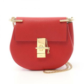 クロエ(Chloe)のクロエ Chloe Drew ドリュー ショルダーバッグ バッグ レザー レディース レッド系 3S1032-944 【中古】(ショルダーバッグ)