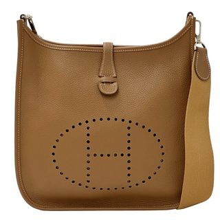エルメス(HERMES)のエルメス HERMES バッグ エブリン2 PM レディース ブランド ショルダーバッグ トリヨンクレマンス ブラウン ゴールド金具 上品 おしゃれ かわいい □I 【中古】(ショルダーバッグ)