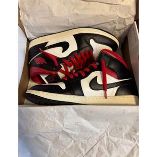 ナイキ(NIKE)の☆美品☆ AIR JORDAN1  MID GYM RED 28.0cm(スニーカー)