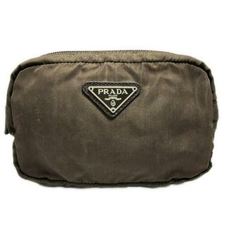 プラダ(PRADA)のPRADA(プラダ) ポーチ - ダークブラウン(ポーチ)