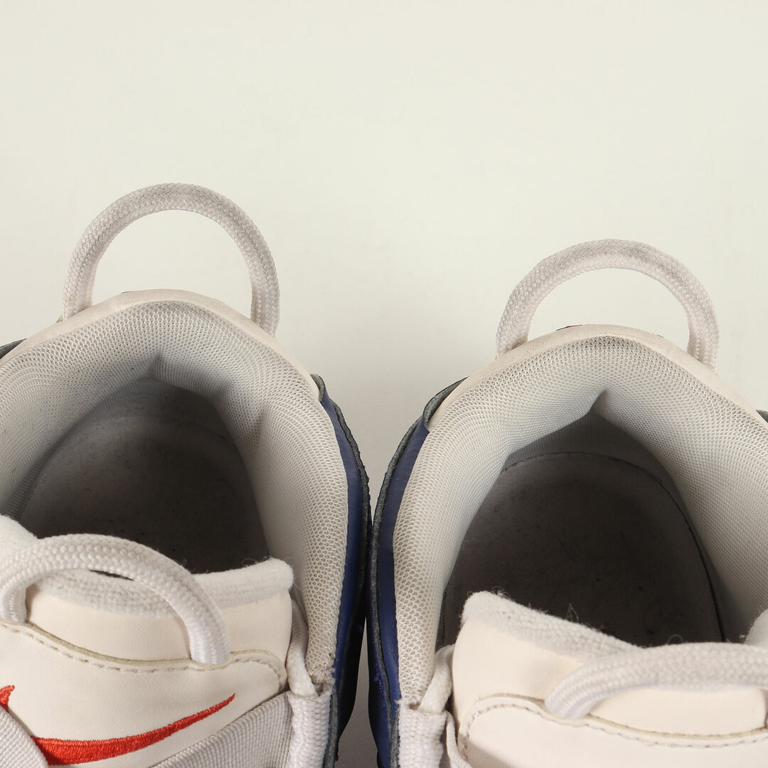 NIKE(ナイキ)のNIKE ナイキ サイズ:26.0cm / AIR MORE UPTEMPO 96 KNICKS (921948-101) / エアモアアップテンポ ニックス / ホワイト ディープロイヤルブルー / US8 / スニーカー バッシュ バスケ シューズ 靴【メンズ】【中古】【K4484】 メンズの靴/シューズ(スニーカー)の商品写真