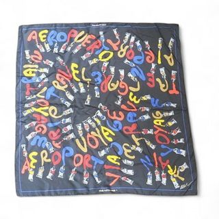 ルイヴィトン(LOUIS VUITTON)のルイヴィトン LOUIS VUITTON スカーフ カレ 絵具柄 シルク(バンダナ/スカーフ)