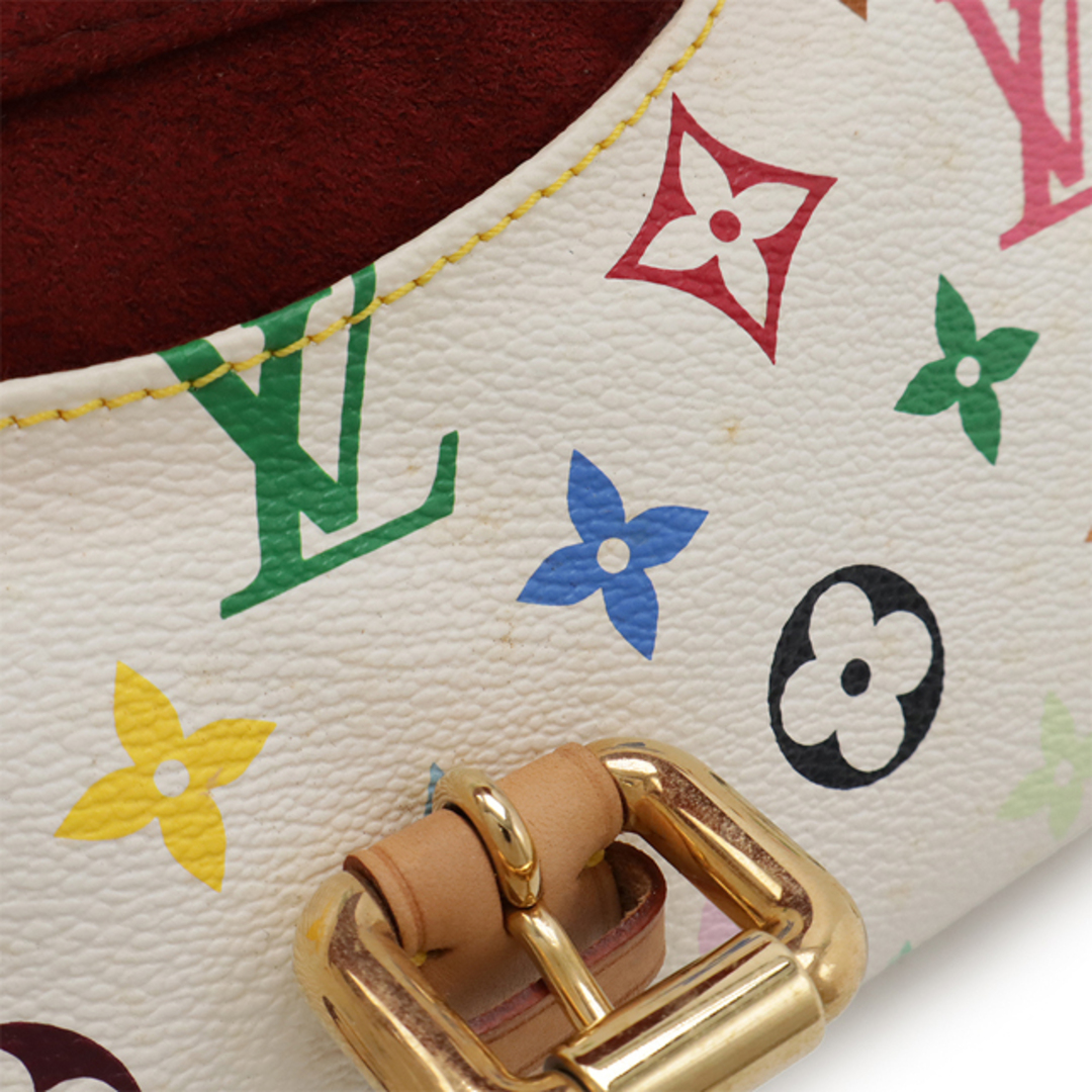 LOUIS VUITTON(ルイヴィトン)のLOUIS VUITTON ルイ ヴィトン モノグラムマルチカラー エライザ ショルダーバッグ ワンショルダー セミショルダー ブロン ホワイト M40098 レディースのバッグ(ショルダーバッグ)の商品写真