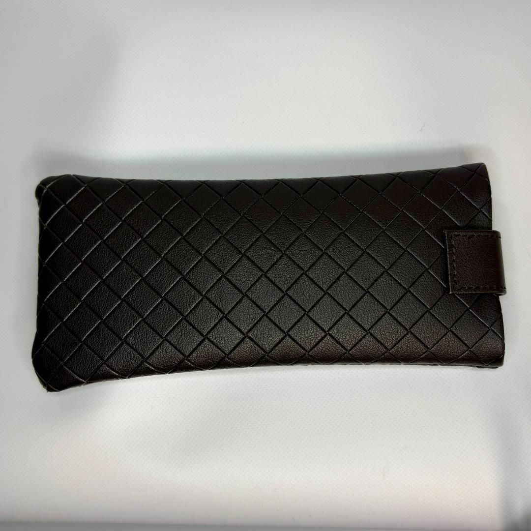 BOTTEGA VENETA(ボッテガヴェネタ)のボッテガヴェネタ BOTTEGA VENETA　メガネケース　ブラウン　レザー レディースのファッション小物(サングラス/メガネ)の商品写真