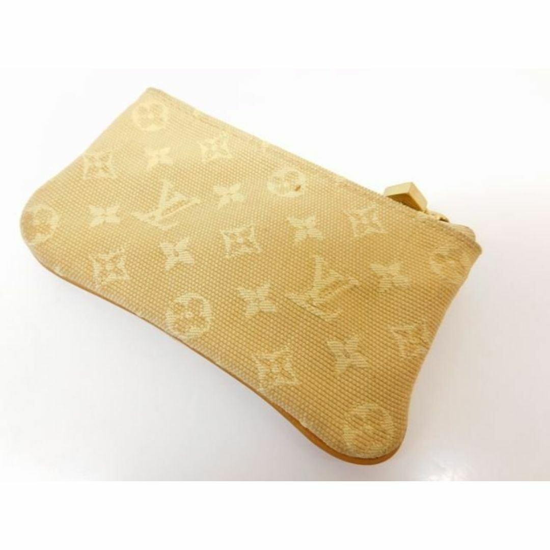 LOUIS VUITTON(ルイヴィトン)のヴィトン M92438 CA0094 ポシェットクレ モノグラム・ミニ ■ コインケース 小銭入れ ベージュ レディース Louis Vuitton □7F  レディースのファッション小物(コインケース)の商品写真