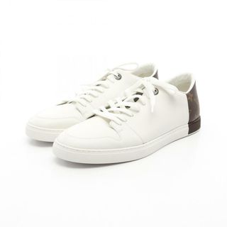 ルイヴィトン(LOUIS VUITTON)のルイ・ヴィトン LOUIS VUITTON モノグラム スニーカー 靴 レザー モノグラム メンズ ホワイト系 / ブラウン系 MS0165 【中古】(スニーカー)