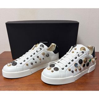 ドルチェアンドガッバーナ(DOLCE&GABBANA)の新品付属品付き DOLCE&GABBANA 豪華装飾付き スニーカー(スニーカー)