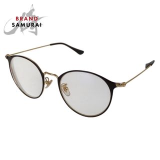 レイバン(Ray-Ban)の美品 Ray-Ban レイバン ブラウン ゴールド メタル RB6378F 2905 51◻︎21 145 メガネ 男女兼用 レディース 503470 【中古】(サングラス/メガネ)